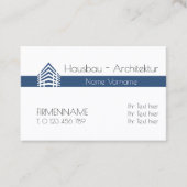 architektur hausbau 名刺 (正面)