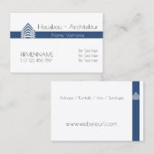 architektur hausbau 名刺 (正面/裏面)