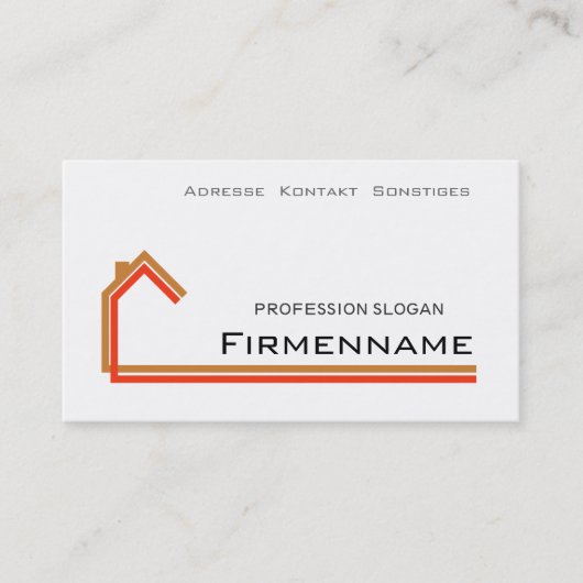 architektur hausbau 名刺 (正面)