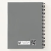 Archive Dot Matrix | Data-Driven Minimalist Design ノートブック (裏面)