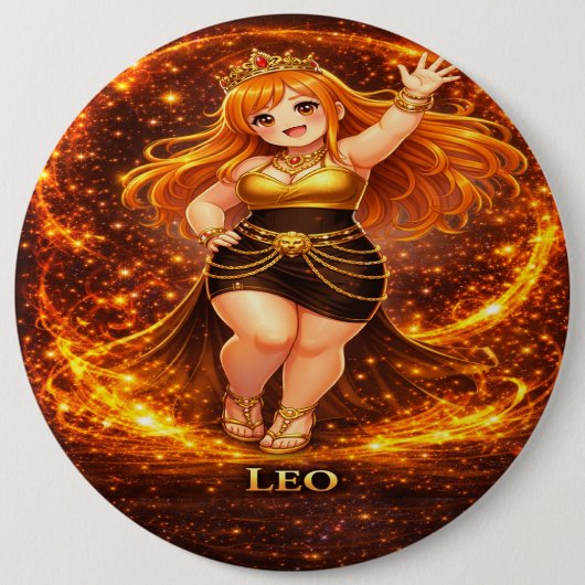 Archive Galaxy: Leo Solar Queen 缶バッジ (正面)