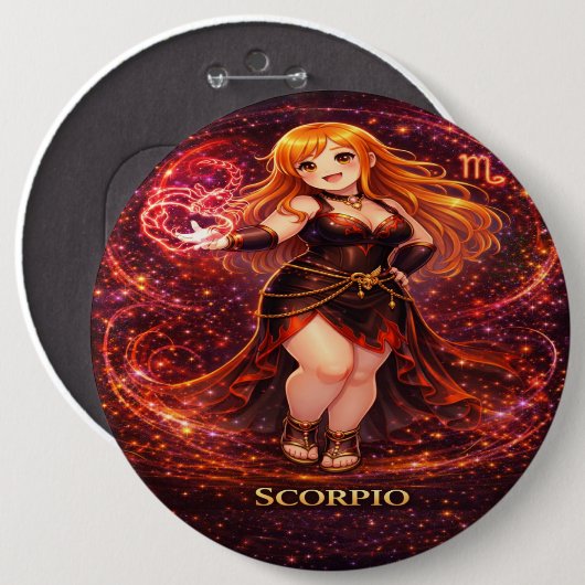 Archive Galaxy: Scorpio Shadow Familiar 缶バッジ (正面&裏面)