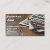 Archivist Company Vintage Photographs Archival 名刺 (正面)