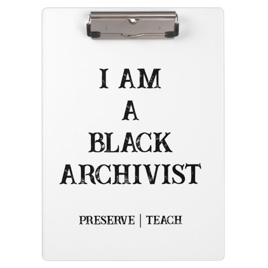 Archivist Field Notes Spiral Notebook クリップボード (正面)