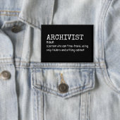 Archivist Humor Definition Button 缶バッジ (インサイチュ)