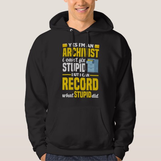 Archivist Library技術者YesIm An Archivist パーカ (正面)