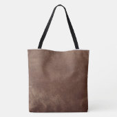 Archivist’s Vault Leather Texture Aesthetic Tote トートバッグ (裏面)