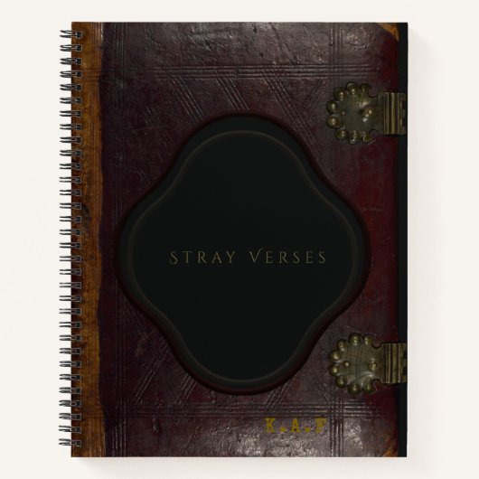 Archivist's Vault: Stray Verses Leather Journal ノートブック (正面)