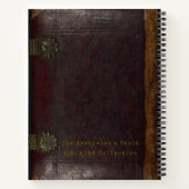 Archivist's Vault: Stray Verses Leather Journal ノートブック (裏面)