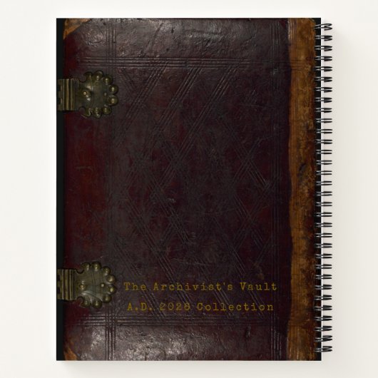 Archivist's Vault: Stray Verses Leather Journal ノートブック (裏面)