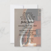 Archtop guitar 50th Birthday Partyへの招待 招待状 (裏面)