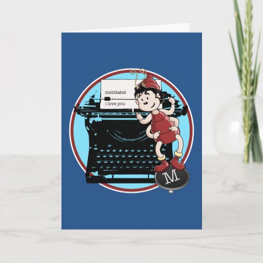 ArchyはMehitabelを愛します カード (正面)