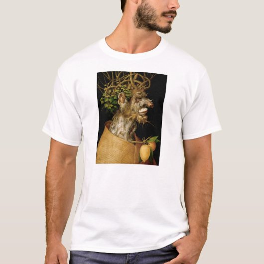 Arcimboldoの冬のTシャツ Tシャツ (正面)