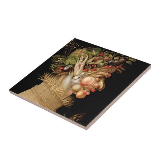 Arcimboldoの夏のタイル タイル (側面)