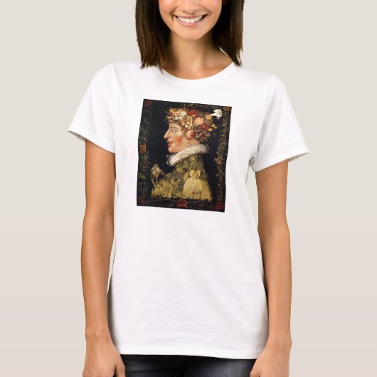 Arcimboldoの春のTシャツ Tシャツ (正面)