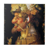 Arcimboldoの秋のタイル タイル (正面)