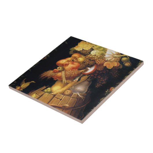 Arcimboldoの秋のタイル タイル (側面)