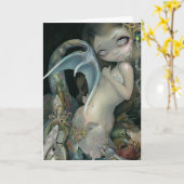 "Arcimboldo人魚"の挨拶状 カード (黄色い花)