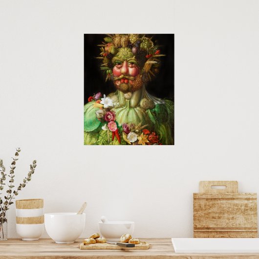 Arcimboldo Rudolf IIポスター ポスター (キッチン)
