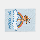 Arco iris del alma フリースブランケット (正面(横))