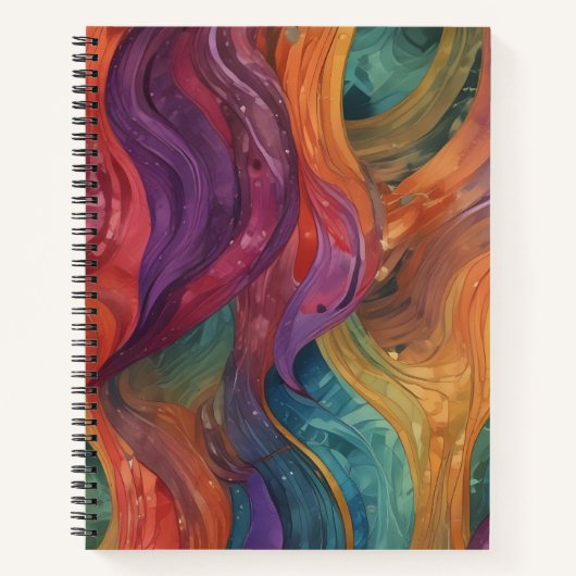 Arcoíris Arremolinado ノートブック (正面)