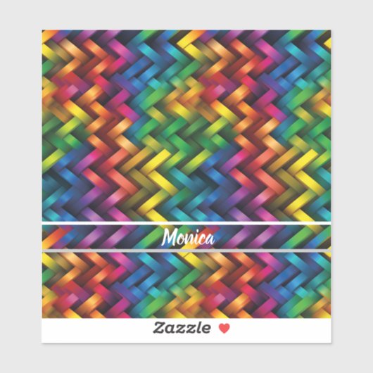 Arcoíris de Geometría Vibrante シール (シート)