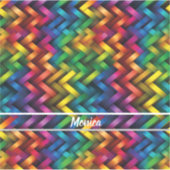 Arcoíris de Geometría Vibrante シール (正面)