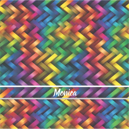 Arcoíris de Geometría Vibrante シール (正面)