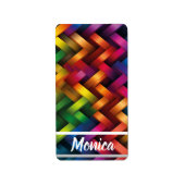 Arcoíris de Geometría Vibrante ラベル (正面)