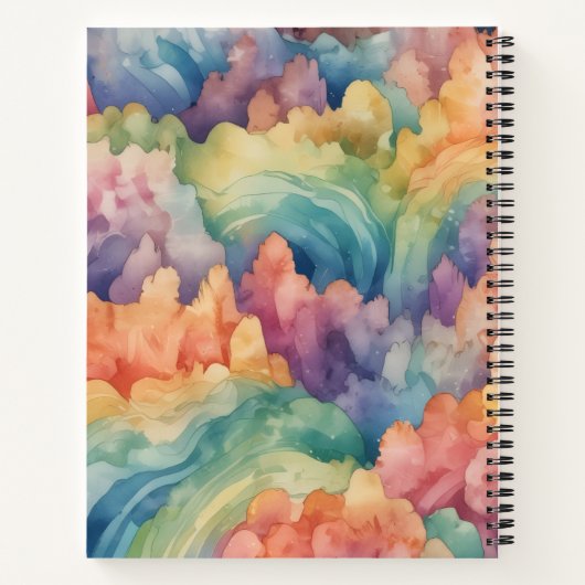 Arcoíris en Movimiento ノートブック (裏面)