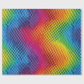 Arcoíris geometría de color ラッピングペーパー (フラット)