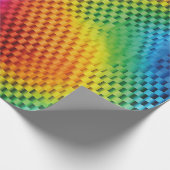 Arcoíris geometría de color ラッピングペーパー (角)