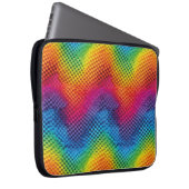 Arcoíris geometría de color ラップトップスリーブ (正面右)