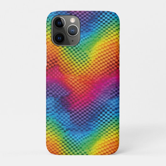 Arcoíris geometría de color Case-Mate iPhoneケース (裏)