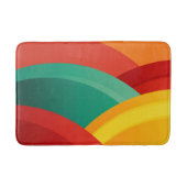 Arcs in vibrant colors バスマット (正面)