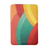 Arcs in vibrant colors バスマット (正面縦)