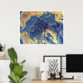 Arctic: 1971年Arctic海FLOORマップ… ポスター (ホームオフィス)