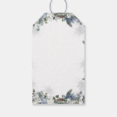 Arctic Animal Winter Onederland誕生日ありがとう ギフトタグ (裏面)