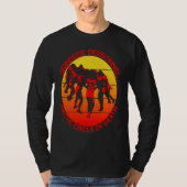 Arctic Circle of Death Snow Globe Left Reindeer Pe Tシャツ (正面)