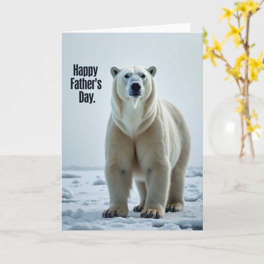 Arctic Fathers Day Predator Card カード (黄色い花)