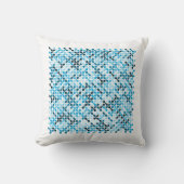 Arctic Flow – Blue Rhythm クッション (正面)