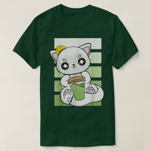Arctic Fo Drinks Boba Tea And Mochi For Constructi Tシャツ (デザイン正面)