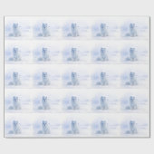 Arctic fox ラッピングペーパー (フラット)