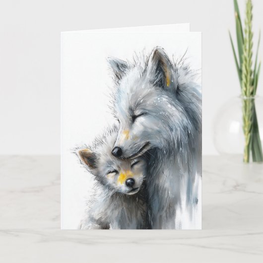 Arctic Fox Mother's Day シーズンカード (正面)