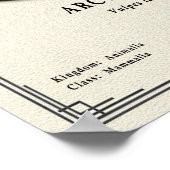 Arctic Fox Zoology Series ポスター (角)