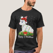 Arctic Hare Lover Matching Santa Hat Arctic Hare C Tシャツ (正面)