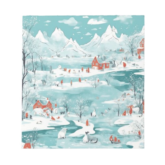 Arctic Havenメモ帳 ノートパッド (正面)