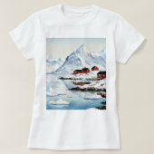 Arctic landscape tシャツ (デザイン正面)