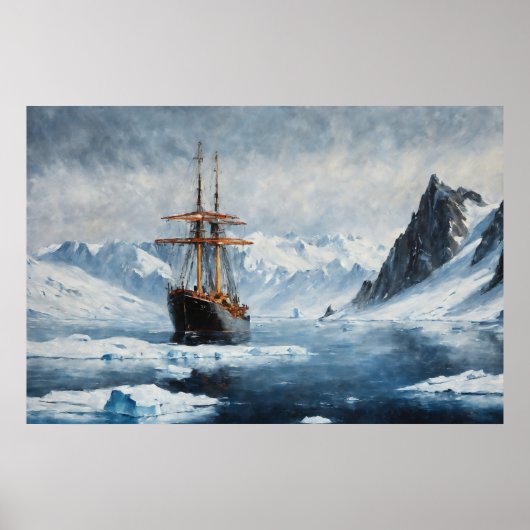 Arctic Odyssey：氷河航行 ポスター (正面)