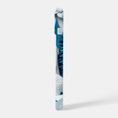 Arctic Paper Winter Magic ✨ ホッキョクグマの風景 iPhone 15ケース (左側面)